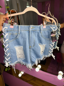 Lace Up Shorts